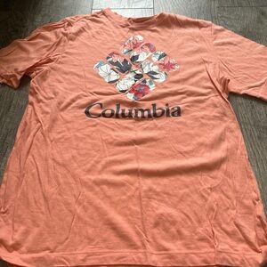 Coral Columbia T shirt